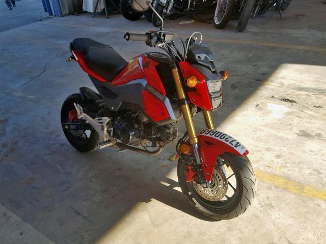 MLHJC7553J5001329 - 2018 HONDA GROM 125 RED photo 1