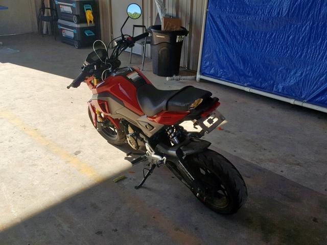 MLHJC7553J5001329 - 2018 HONDA GROM 125 RED photo 3