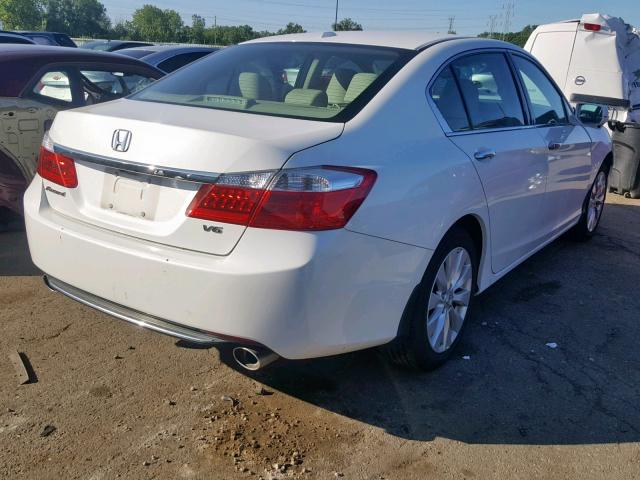 1HGCR3F84DA015197 - 2013 HONDA ACCORD EXL WHITE photo 4