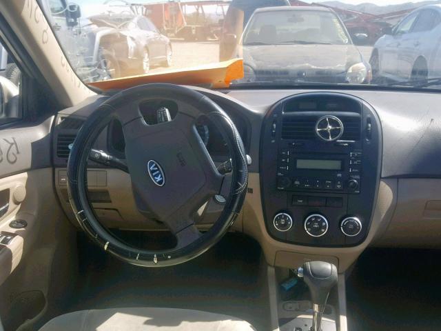 KNAFE222095618647 - 2009 KIA SPECTRA EX TAN photo 9