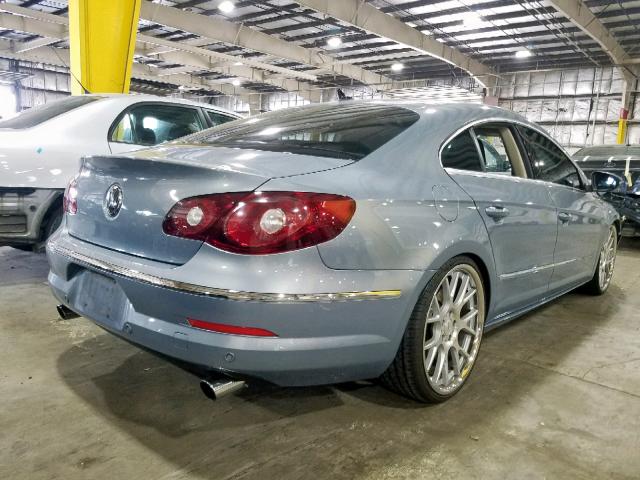 WVWGU73C59E535813 - 2009 VOLKSWAGEN CC VR6 4MO BLUE photo 4