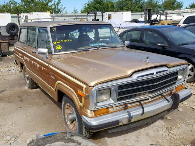 1JCNJ15U8GT048485 - 1986 JEEP GRAND WAGO BROWN photo 1