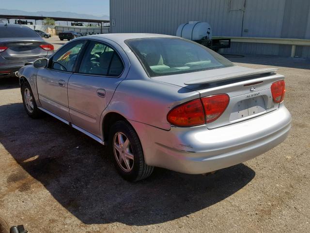 1G3NL52F12C156139 - 2002 OLDSMOBILE ALERO GL SILVER photo 3