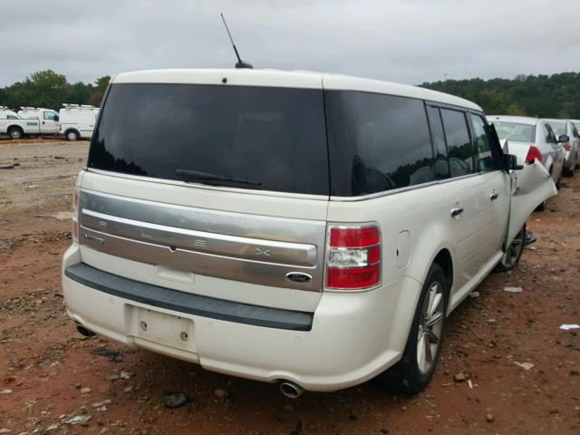 2FMGK5D8XDBD23994 - 2013 FORD FLEX LIMIT WHITE photo 4