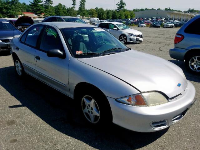 1G1JC524227264025 - 2002 CHEVROLET CAVALIER B SILVER photo 1