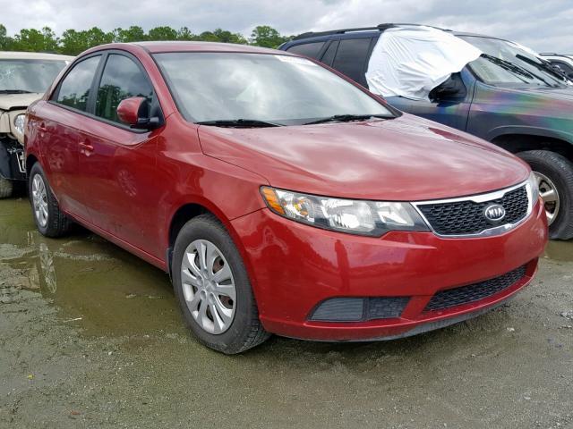 KNAFU4A23C5534863 - 2012 KIA FORTE EX MAROON photo 1