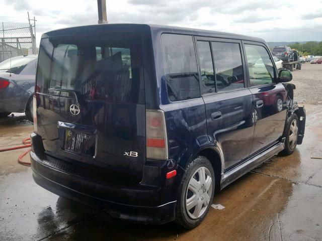 JTLKT324540160743 - 2004 TOYOTA SCION XB 蓝色 照片 4