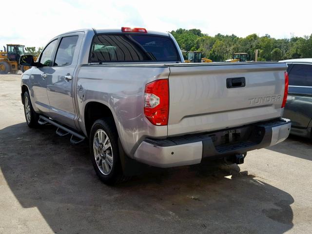 5TFGY5F11FX181226 - 2015 TOYOTA TUNDRA CRE SILVER photo 3