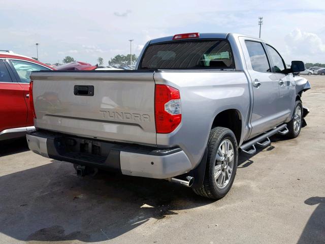 5TFGY5F11FX181226 - 2015 TOYOTA TUNDRA CRE SILVER photo 4