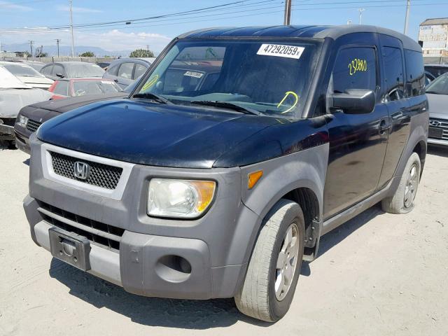 5J6YH28614L005433 - 2004 HONDA ELEMENT EX BLACK photo 2