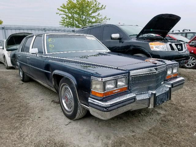 1G6DW51Y4KR709484 - 1989 CADILLAC BROUGHAM BLUE photo 1