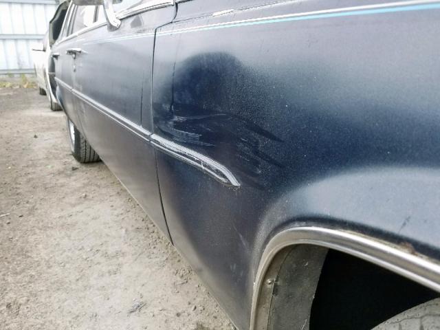 1G6DW51Y4KR709484 - 1989 CADILLAC BROUGHAM BLUE photo 9