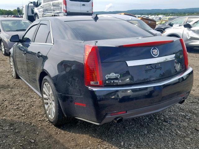 1G6DM5EY6B0101728 - 2011 CADILLAC CTS PERFOR BLACK photo 3