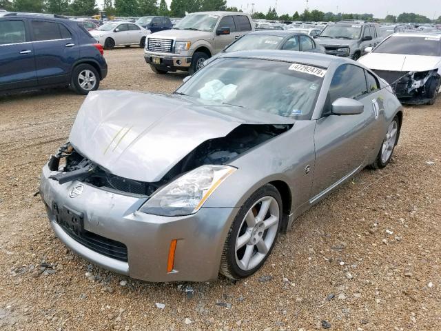 JN1AZ34E83T013313 - 2003 NISSAN 350Z COUPE GRAY photo 2