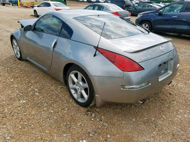 JN1AZ34E83T013313 - 2003 NISSAN 350Z COUPE GRAY photo 3