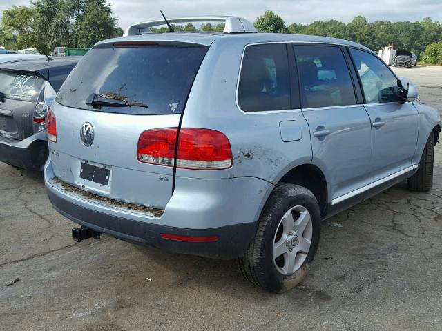 WVGZG77L56D038154 - 2006 VOLKSWAGEN TOUAREG 3. BLUE photo 4