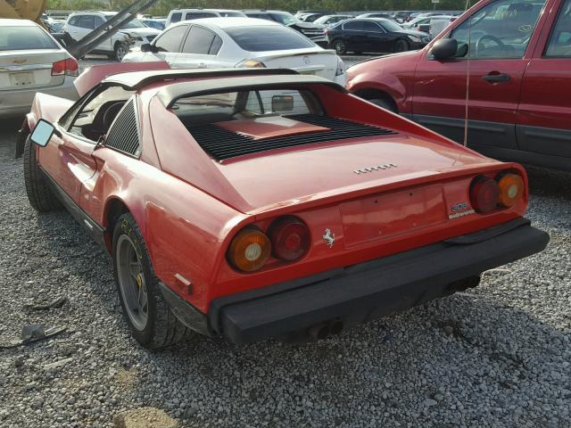 ZFFUA13A0E0050267 - 1984 FERRARI 308 GTS QU RED photo 3