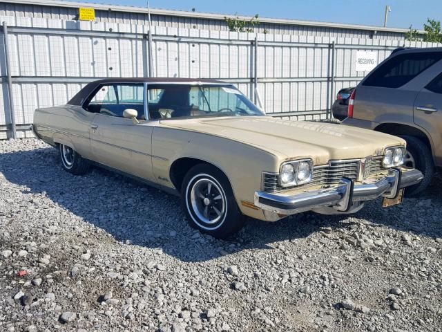 2P47W3X169701 - 1973 PONTIAC GRAND AM YELLOW photo 1