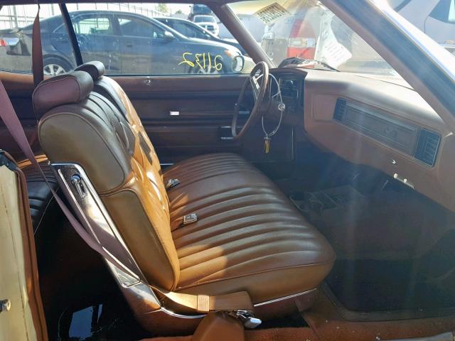 2P47W3X169701 - 1973 PONTIAC GRAND AM YELLOW photo 5