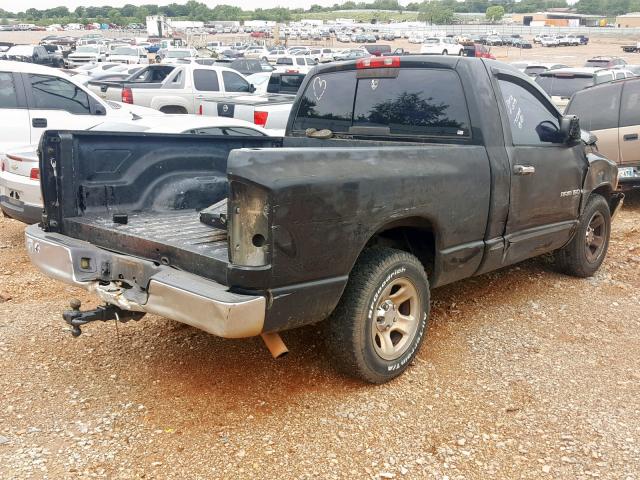 1D7HA16K05J635760 - 2005 DODGE RAM 1500 S BLACK photo 4