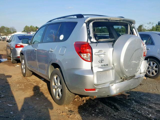 JTMBK31V886039815 - 2008 TOYOTA RAV4 LIMIT SILVER photo 3