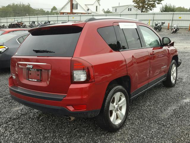 1C4NJDBB9GD556397 - 2016 JEEP COMPASS SP RED photo 4