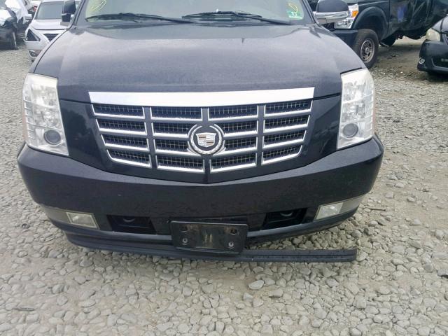 1GYUKAEF1AR112618 - 2010 CADILLAC ESCALADE BLACK photo 9