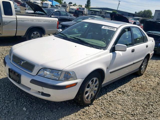 YV1VS29591F650982 - 2001 VOLVO S40 1.9T WHITE photo 2