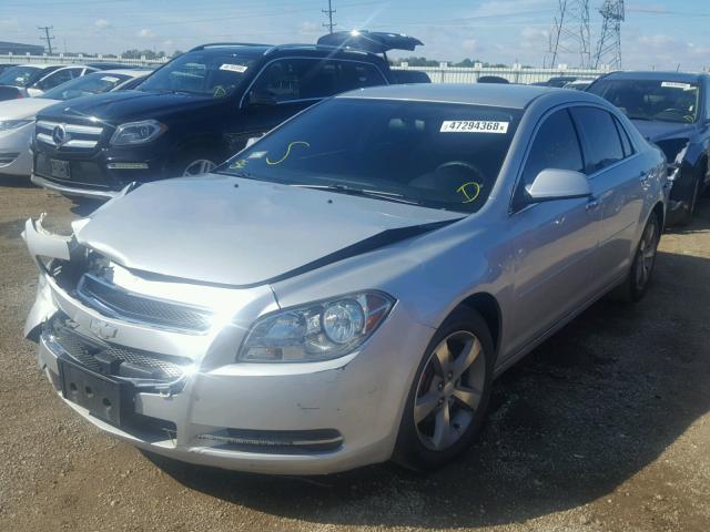 1G1ZC5EU8CF359887 - 2012 CHEVROLET MALIBU 1LT SILVER photo 2