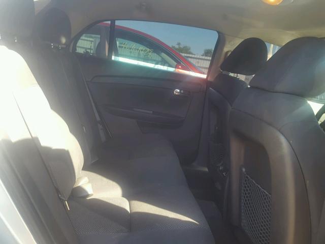 1G1ZC5EU8CF359887 - 2012 CHEVROLET MALIBU 1LT SILVER photo 6