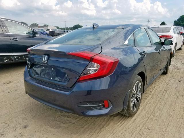 19XFC1F78HE007440 - 2017 HONDA CIVIC EXL 蓝色 照片 4
