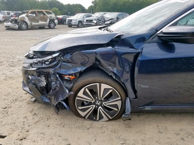 19XFC1F78HE007440 - 2017 HONDA CIVIC EXL 蓝色 照片 9