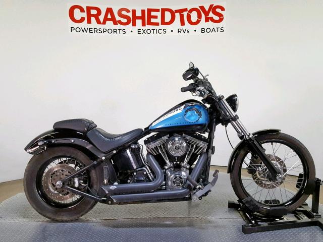 1HD1JP529BB037946 - 2011 HARLEY-DAVIDSON FXS BLUE photo 1