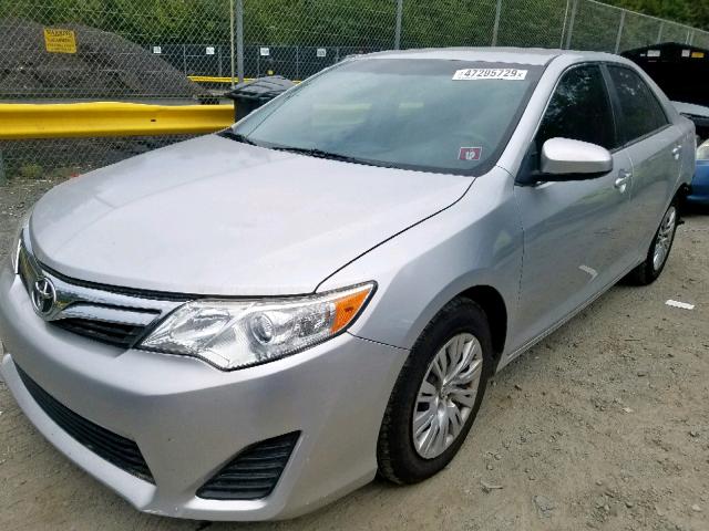 4T1BF1FK3CU029927 - 2012 TOYOTA CAMRY BASE SILVER photo 2