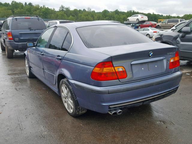 WBAEW53402PG16906 - 2002 BMW 330 XI BLUE photo 3