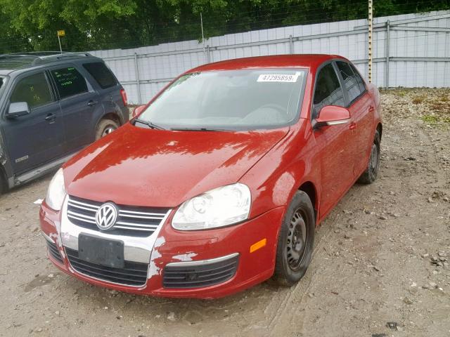 3VWRF31KX7M004598 - 2007 VOLKSWAGEN JETTA 2.5L MAROON photo 2