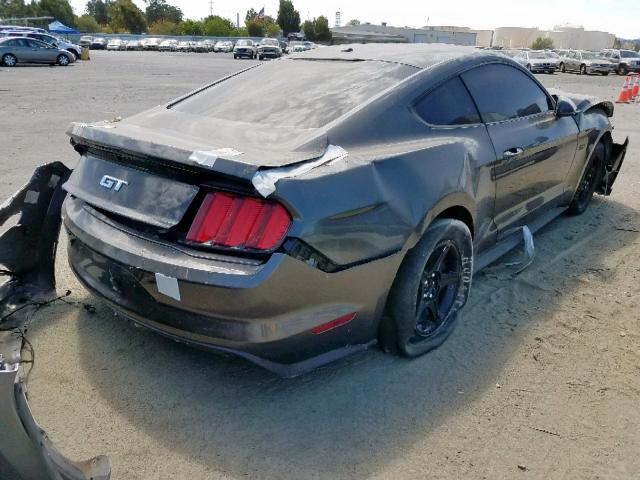 1FA6P8CF8F5363541 - 2015 FORD MUSTANG GT GRAY photo 4