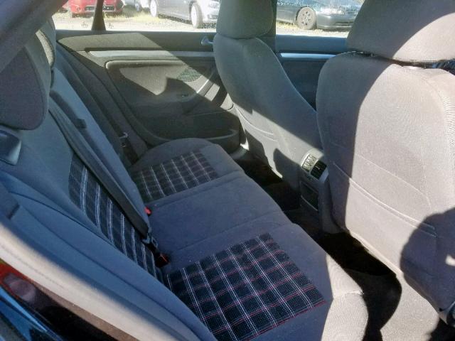 3VWDJ71K88M023541 - 2008 VOLKSWAGEN GLI შავი ფოტო 6