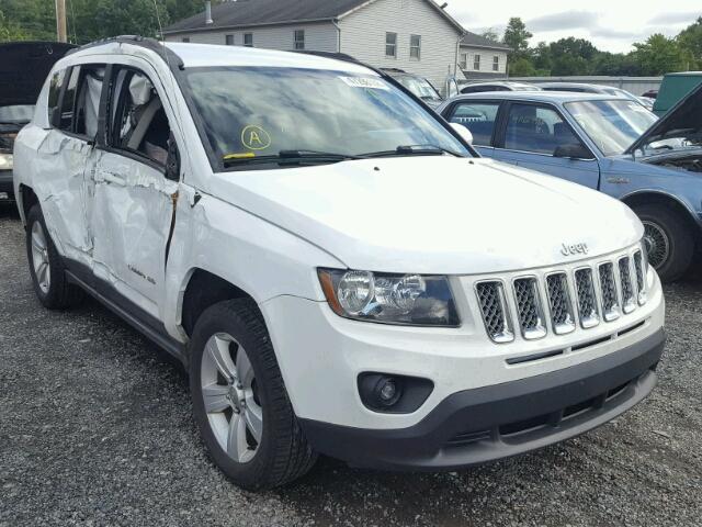 1C4NJDEB3ED898467 - 2014 JEEP COMPASS LA WHITE photo 1