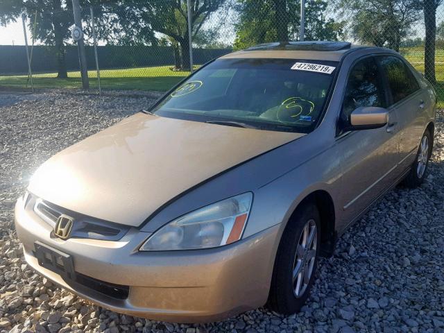 1HGCM66564A042004 - 2004 HONDA ACCORD EX GOLD photo 2