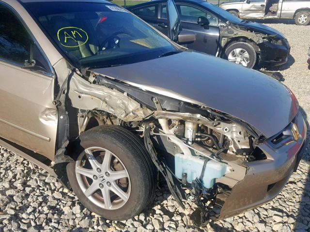 1HGCM66564A042004 - 2004 HONDA ACCORD EX GOLD photo 9