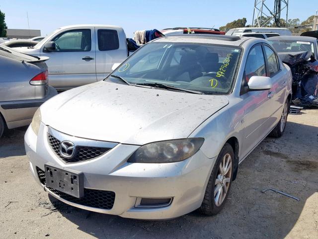 JM1BK12F371681351 - 2007 MAZDA 3 I SILVER photo 2