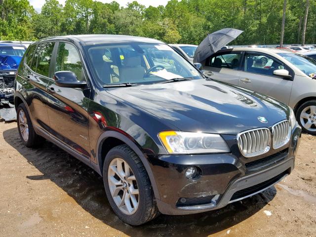 5UXWX7C50DL979639 - 2013 BMW X3 XDRIVE3 BLACK photo 1