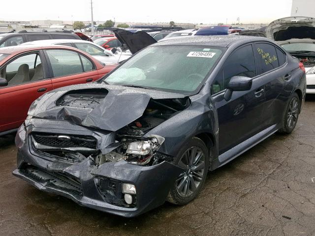 JF1VA1J64F8807133 - 2015 SUBARU WRX LIMITE CHARCOAL photo 2