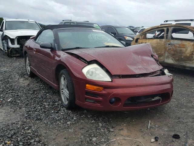 4A3AE55H53E096729 - 2003 MITSUBISHI ECLIPSE SP MAROON photo 1