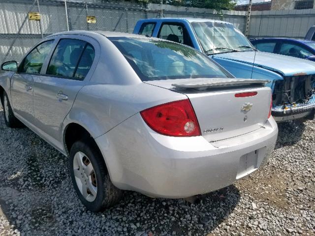 1G1AL58F687312515 - 2008 CHEVROLET COBALT LT SILVER photo 3