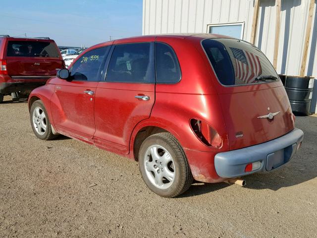 3C8FY4BB31T653420 - 2001 CHRYSLER PT CRUISER RED photo 3