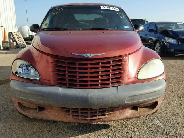 3C8FY4BB31T653420 - 2001 CHRYSLER PT CRUISER RED photo 9