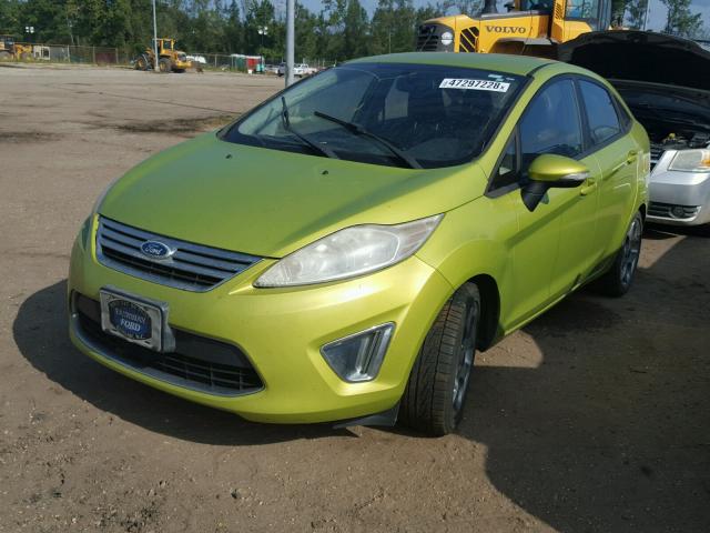 3FADP4CJ9BM106848 - 2011 FORD FIESTA SEL GREEN photo 2