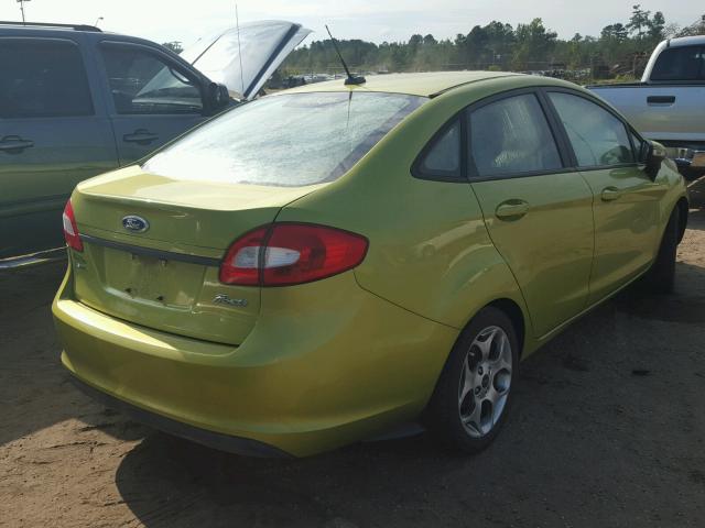 3FADP4CJ9BM106848 - 2011 FORD FIESTA SEL GREEN photo 4